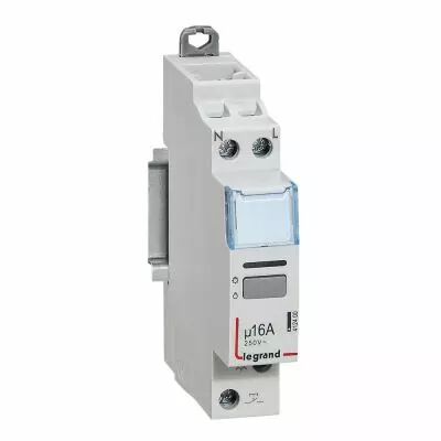 T�l�rupteur silencieux � vis 230 V~- 1P - 250 V~ - 16 A - 1F - 1 mod (412400)