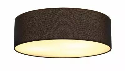 TENORA, plafonnier int�rieur, noir, E27, 3x 23W max (156050)