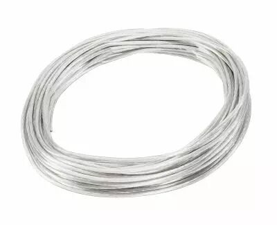 TENSEO, c�ble tendu T.B.T, int�rieur, 4mm�, 20m, blanc (139031)