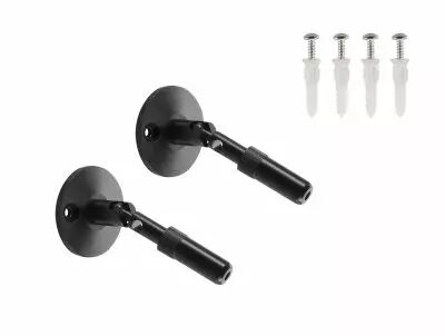 TENSEO, support mural 10 cm, int�rieur, pour c�ble tendu T.B.T, noir, 2 pi�ces (186310)
