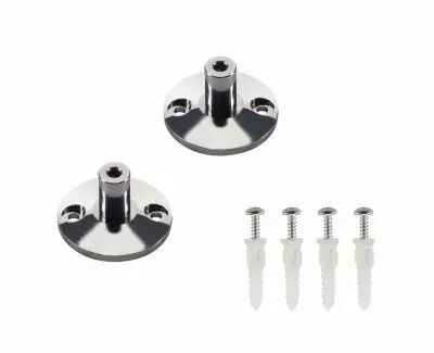 TENSEO, support mural 3 cm, int�rieur, pour c�ble tendu T.B.T, chrome, 2 pi�ces (186302)