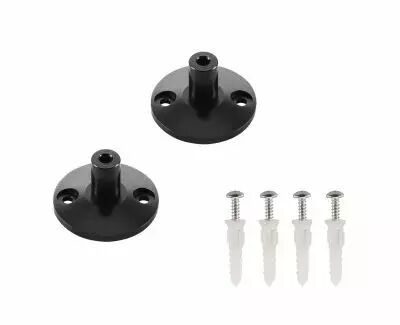 TENSEO, support mural 3 cm, int�rieur, pour c�ble tendu T.B.T, noir, 2 pi�ces (186300)