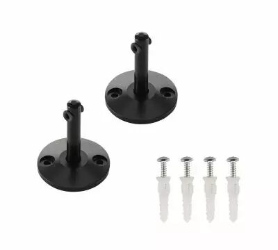TENSEO, support mural 6 cm, int�rieur, pour c�ble tendu T.B.T, noir, 2 pi�ces (186330)