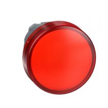 Tête voyant lumineux DEL Ø22 lisse rouge (ZB4BV043)