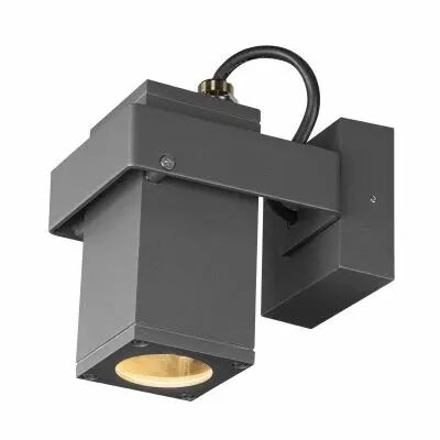 THEO BRACKET, applique et plafonnier ext�rieur, anthracite, GU10, QPAR51, 7W max (1004653)