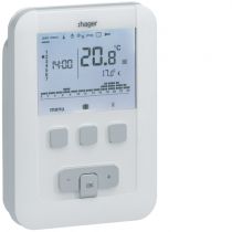 Thermostat ambiance programmable digital chauf eau chaude 4 fils sur 7j 230V (EK530)
