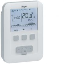 Thermostat ambiance programmable digital chauf eau chaude 4 fils sur 7j 230V (EK530)