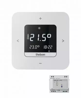 Thermostat d\'ambiance bluetooth radio. alimentation 230V. Contact 16 A. (8139201)