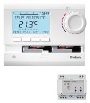 Thermostat d\'ambiance digital programmable radio 2 zones (8339502)