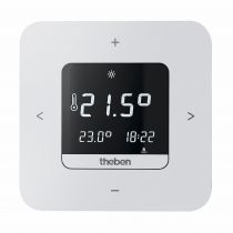 Thermostat d\'ambiance numérique bluetooth. alimentation à piles. Contact 10 A (8119200)