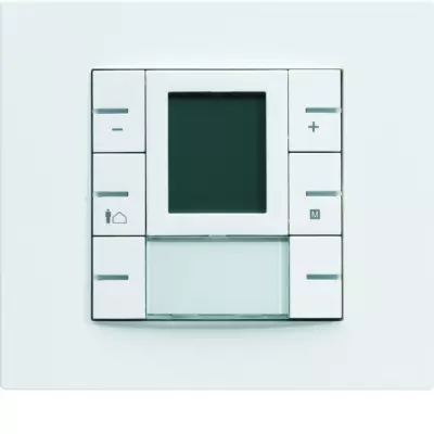 Thermostat KNX multifonctions avec afficheur blanc (TX410)