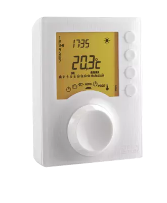 Thermostat programmable Piles avec 2 niveaux de consigne (6053005)