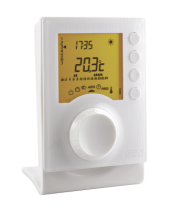 Thermostat programmable radio avec 2 niveaux de consigne (6053007)