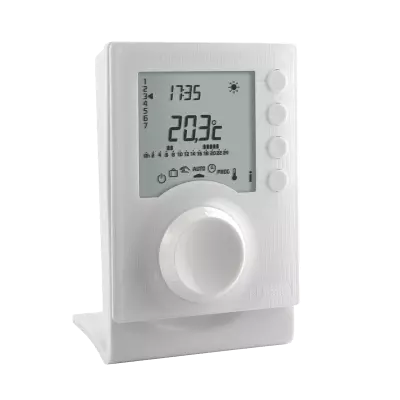 Thermostat programmable radio pour chauffage eau chaude - Alimentation piles (6053064)