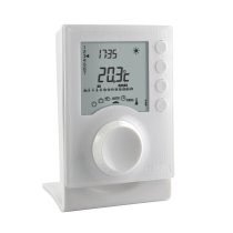 Thermostat programmable radio pour chauffage eau chaude - Alimentation piles (6053064)
