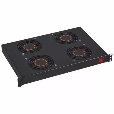 Tiroir de ventilation - pour baie LCS� 19\'\' - 1 U - 4 ventilateurs - prof 300 mm (046490)