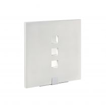 TOSCA - Applique Mur plâtre, carré, blanc, LED intég. 3X1,2W 6300K 220lm (3054)