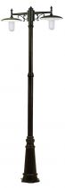 TOSCANE - Lant.+Mat IP43 IK02, noir, E27 2x57W max., lampe non incl., haut.2,33m (4083)