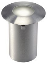 TRAIL-LITE® 60, encastré de sol extérieur, inox brossé, LED, 0,3W, 3000K, IP65, collerette inox 316 (227462)