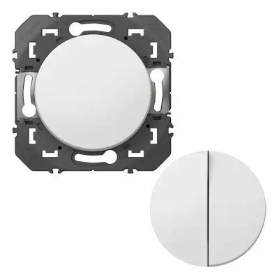 Transformeur pour r�aliser 5 fonctions va-et-vient et poussoir dooxie finition blanc (600031)