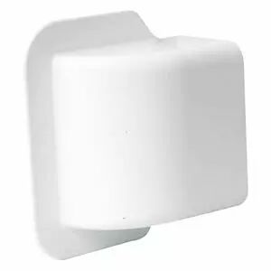 Travers�e de cloison coud�e-Pour goulotte climatisation Viaclim 100x60mm-Blanc (16789)