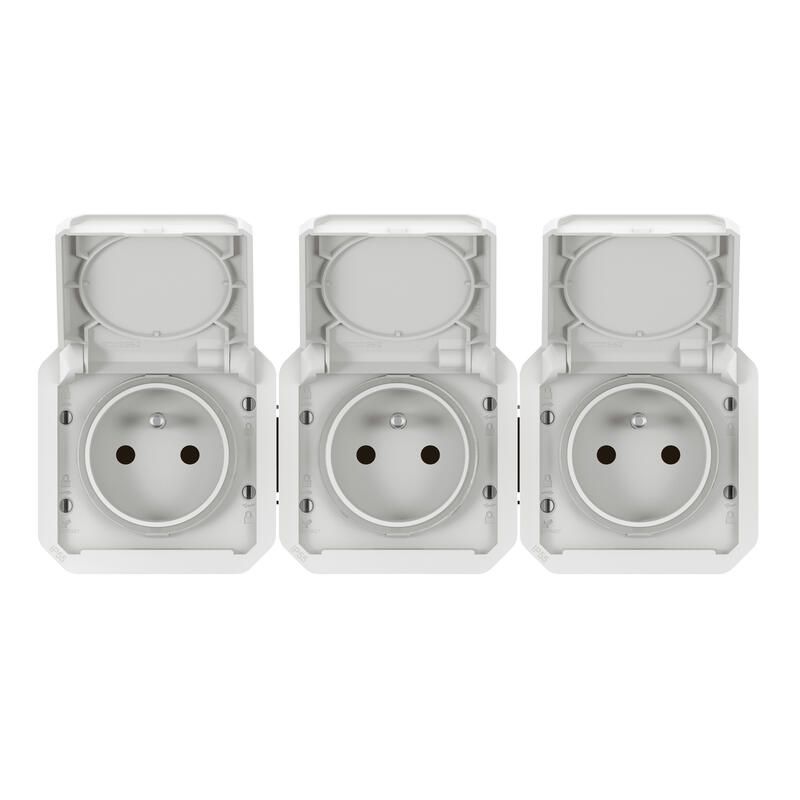 LEGRAND 069644L - Triple prise de courant précâblée 3x2P+T