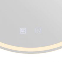 TRUKKO, applique intérieure, miroir, rond, alu, LED, 25W, IP44 (1004731)