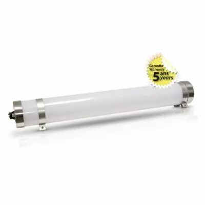 tuba 1500 x 80mm opal 60w 4000k ip67 ik10 tra 5ans (757782)