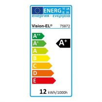 tube led t5 850mm 12w 4000k 230v (x10) (75972)