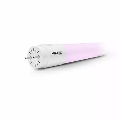 &tube led t8 1200mm 18w 85-265v pink l/n meme cote (x10) (759620)