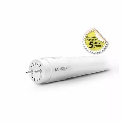 tube led t8 1500m 18w 4000k 85-265v ln starter 5ans (x10) (100534)