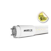 tube led t8 1500mm 24w 4000k 230v ln clr 5ans (x10) (76081)