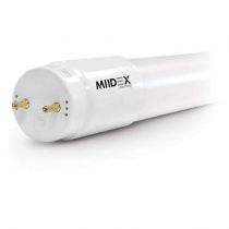 &tube led t8 18w 1200mm 180-265v 3000k l n start pc (x10) (759900)