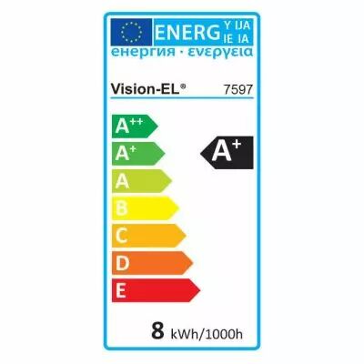 tube led vision-el t5 8 w 600 mm 230v 4000k (10) (7597)