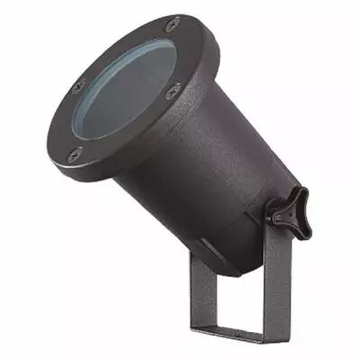 tulipe projecteur piquet 1 x gu10 noir ip65 (70284)