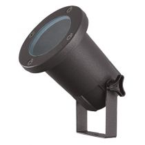 tulipe projecteur piquet 1 x gu10 noir ip65 (70284)