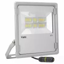 twister 3 - proj. ext. ip65 ik08, gris, 90° led intégré 100w 3000k 12000lm (50839)