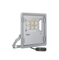 TWISTER 3 - Proj. Ext. IP65 IK08, gris, 90° LED intégré 70W 4000K 9100lm (50836)