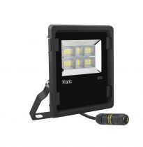 TWISTER 3 - Proj. Ext. IP65 IK08, noir, 90° LED intégré 70W 2400K 7700lm (50826)