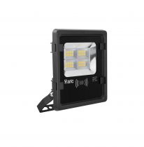 TWISTER 3 SENSOR, Proj. Ext. IP65 IK08, noir, LED 90° 45W 3000K 4950lm, a/sensor (50877)