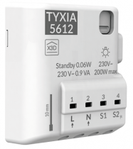 TYXIA 5612 Récepteur nanomodule éclairage 2 voie Marche/Arrêt (6351906)