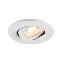 universal, encastré de plafond, intérieur, collerette orientable, rond, blanc (1007092)