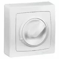Variateur appareillage saillie complet - blanc
