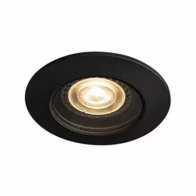 VARU, encastr� de plafond int�rieur/ext�rieur, noir, GU10/LED GU10 51mm, 5W max, IP20/IP65, RT 2012 (1001930)