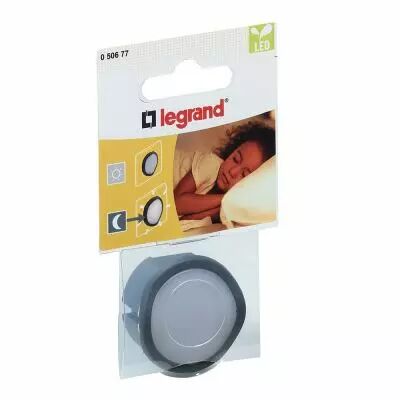 Veilleuse cr�pusculaire automatique - LED haute luminosit� - noir (050677)
