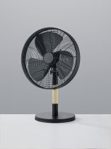 Ventilateur VIKING Noir n/a Desk Fan Métal / Wood max. 35W (R035-32)
