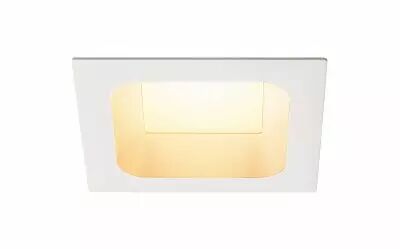 VERLUX, encastr� de plafond int�rieur, carr�, 13,5 cm, blanc mat, LED, 22W, 3000K, variable Triac (112692)