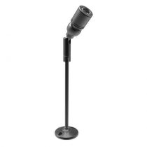 vitrine spot sur tige 1w 3000k 15° noir (71100)