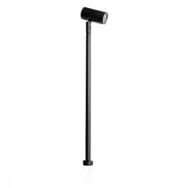 vitrine spot sur tige 2w 3000k 25° noir (71103)