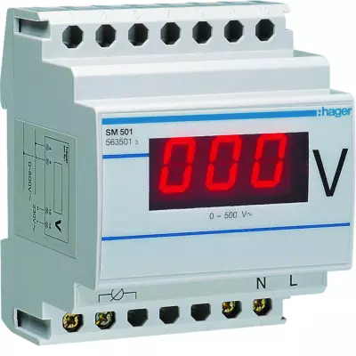 Voltm�tre digital 500V (SM501)